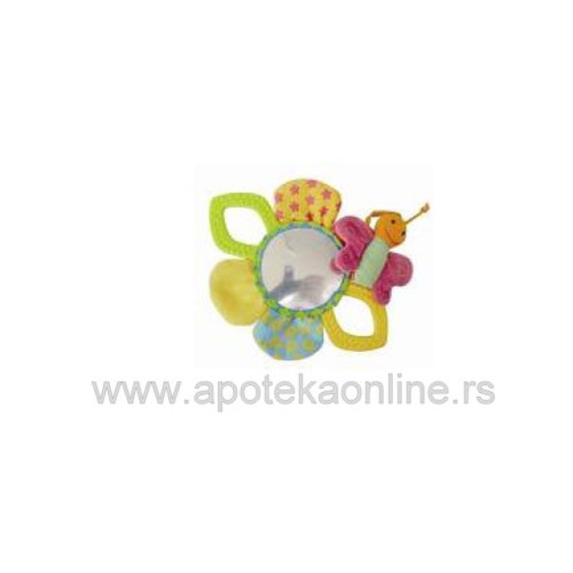 BIBA TOYS ZVEČKA SA OGLEDALOM- VESELI CVET
